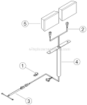 Debris Loader Lights Kit Diagram and Parts List for DL12653 B00001 Bear Cat Chipper Shredder